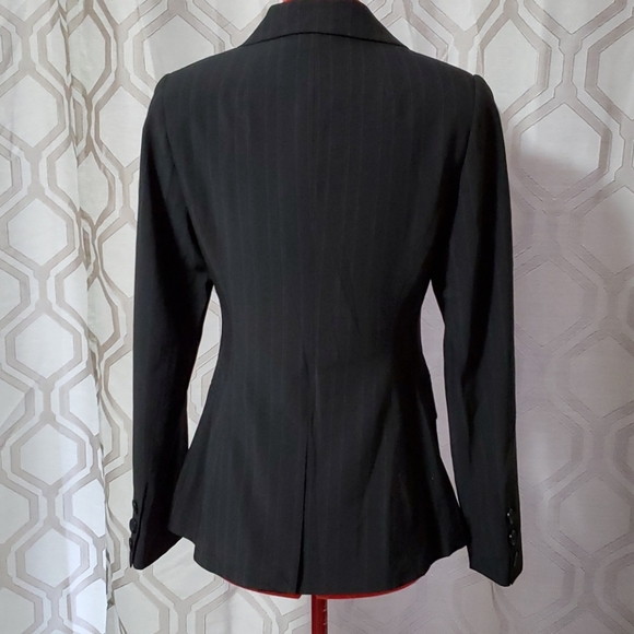 2/$30 BNWOT Charcoal grey pinstriped blazer - Picture 3 of 6